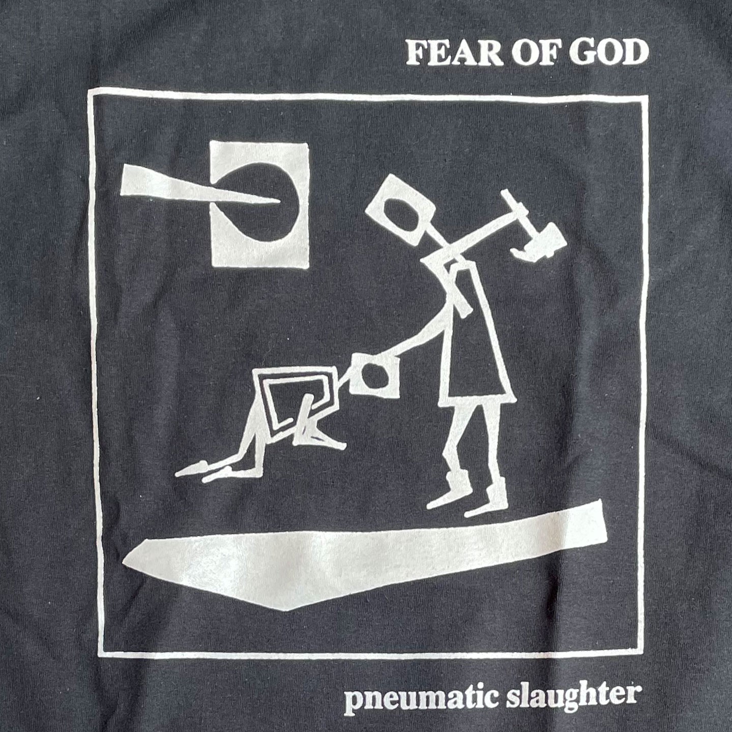 FEAR OF GOD Tシャツ Pneumatic Slaughter BLACK