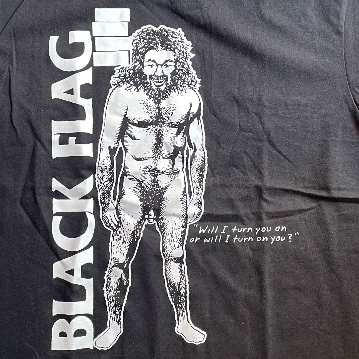 BLACK FLAG Tシャツ WILL I TURN YOU ON