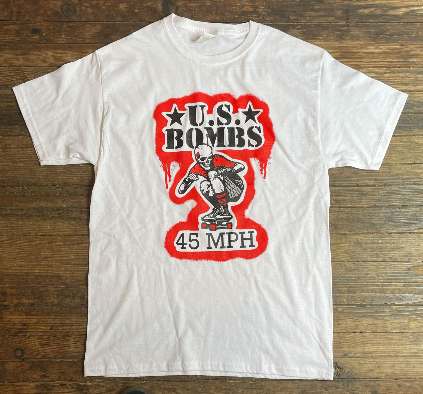 US BOMBS Tシャツ 45MPH オフィシャル