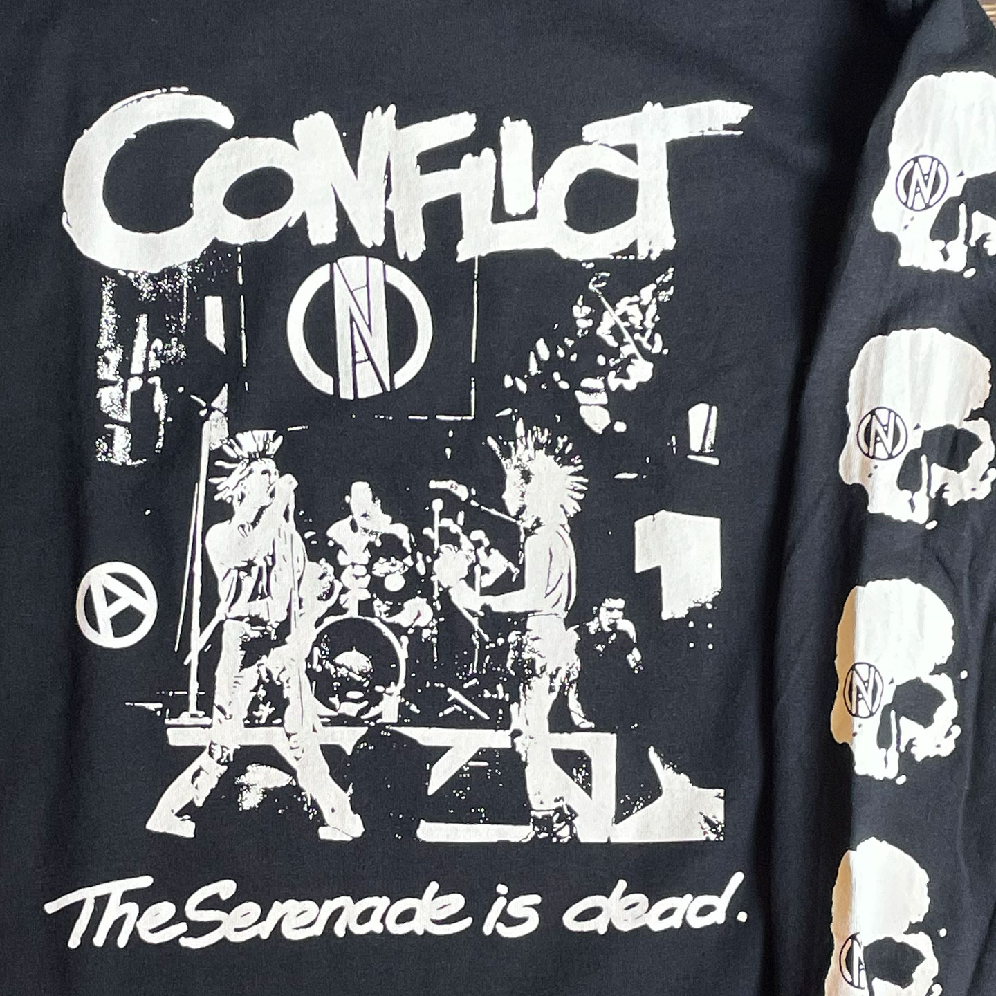 CONFLICT ロングスリーブTシャツ The Serenade Is Dead