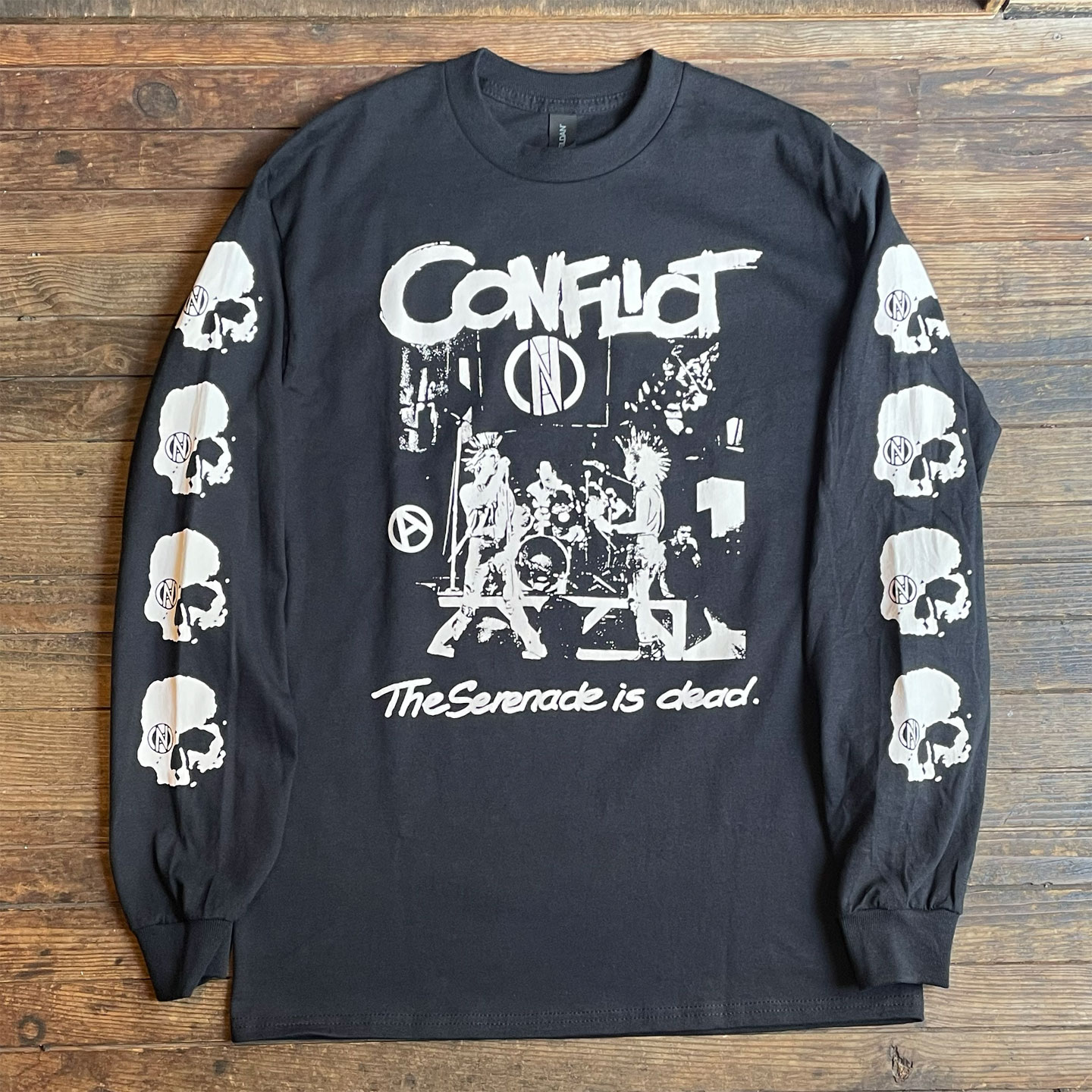 CONFLICT ロングスリーブTシャツ The Serenade Is Dead