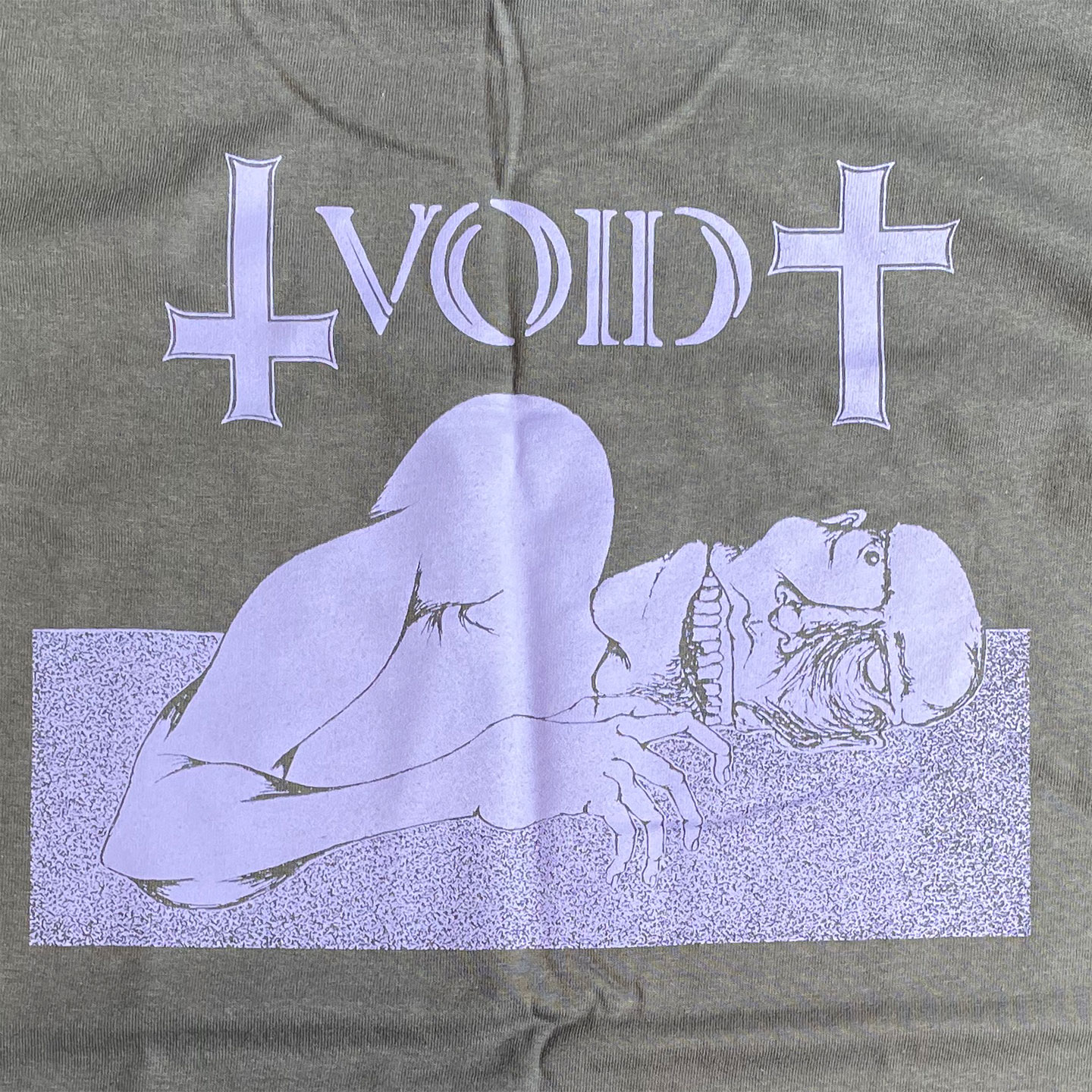 VOID Tシャツ TWO SIDE SPLIT GRAY OFFICIAL!