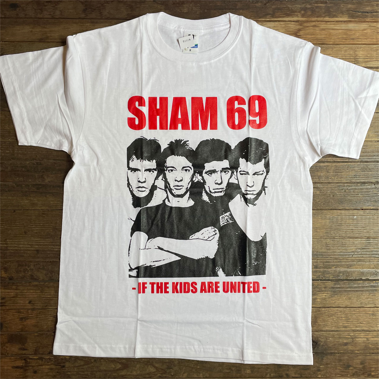 SHAM69 Tシャツ IF THE KIDS ARE UNITED
