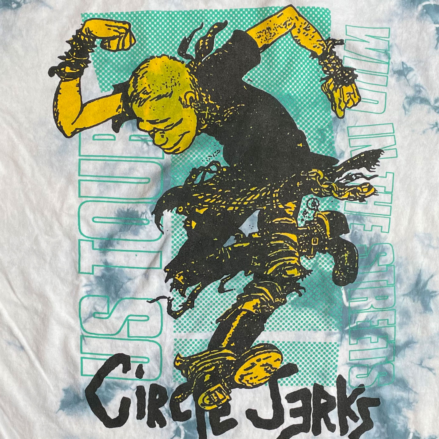 CIRCLE JERKS Tシャツ US TOUR TYE-DIE オフィシャル LTD!!!