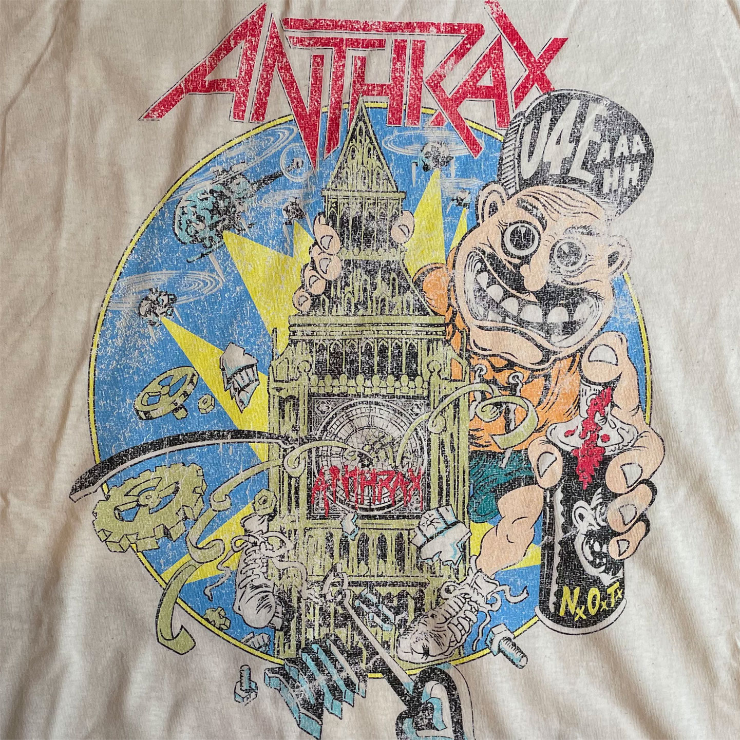 ANTHRAX Tシャツ BIGBEN WITH NOTMAN