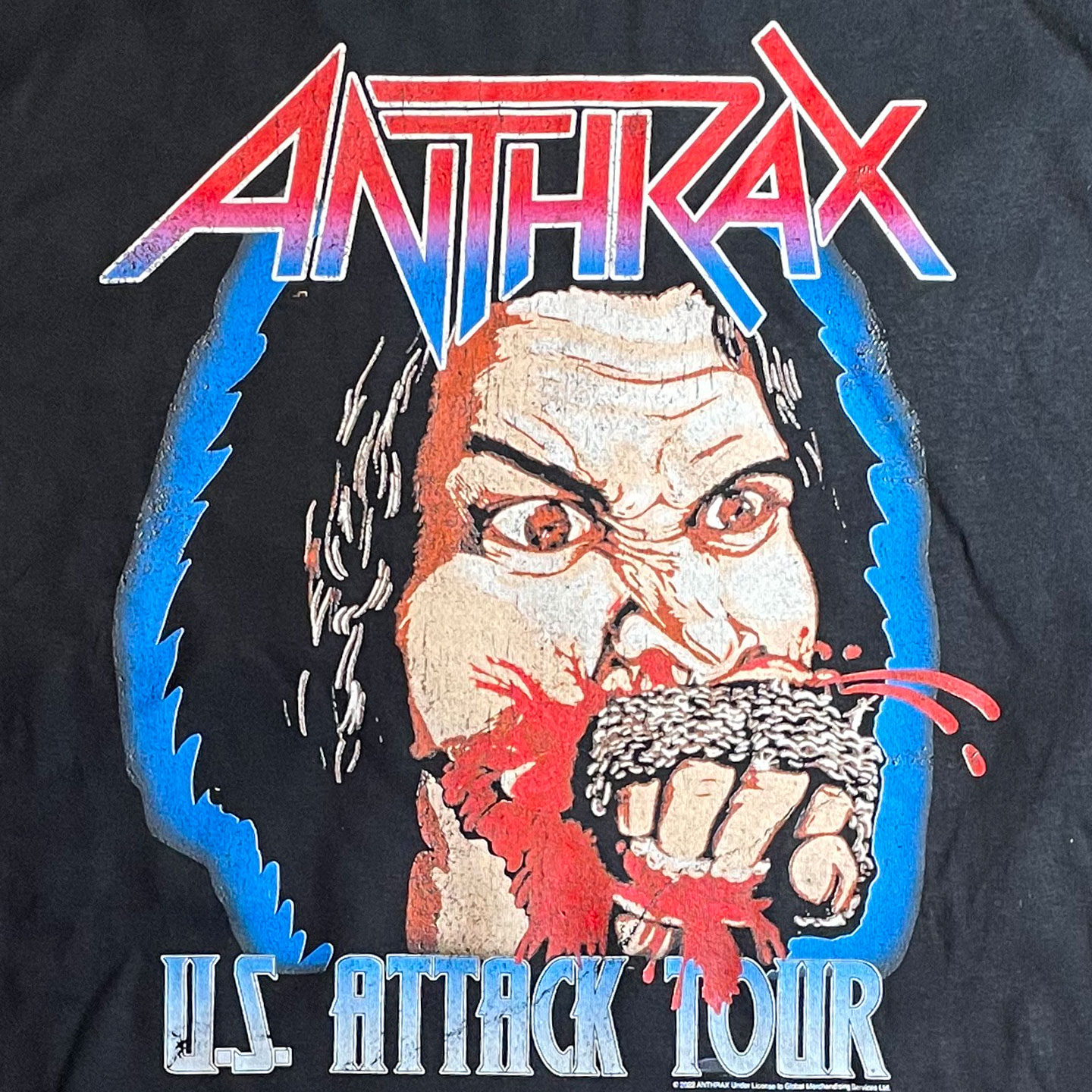 ANTHRAX Tシャツ US ATTACK TOUR オフィシャル！ 
