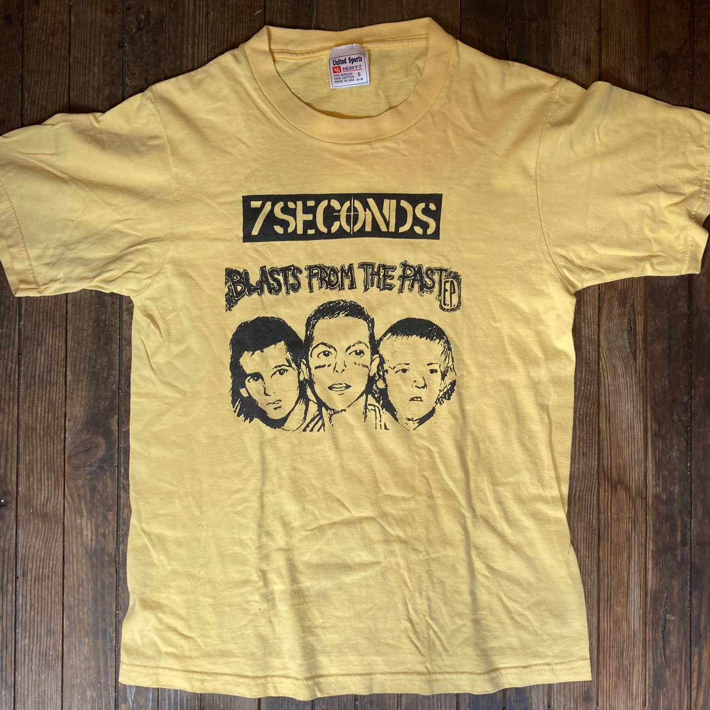 USED! 7SECONDS Tシャツ BLAST FROM THE PAST