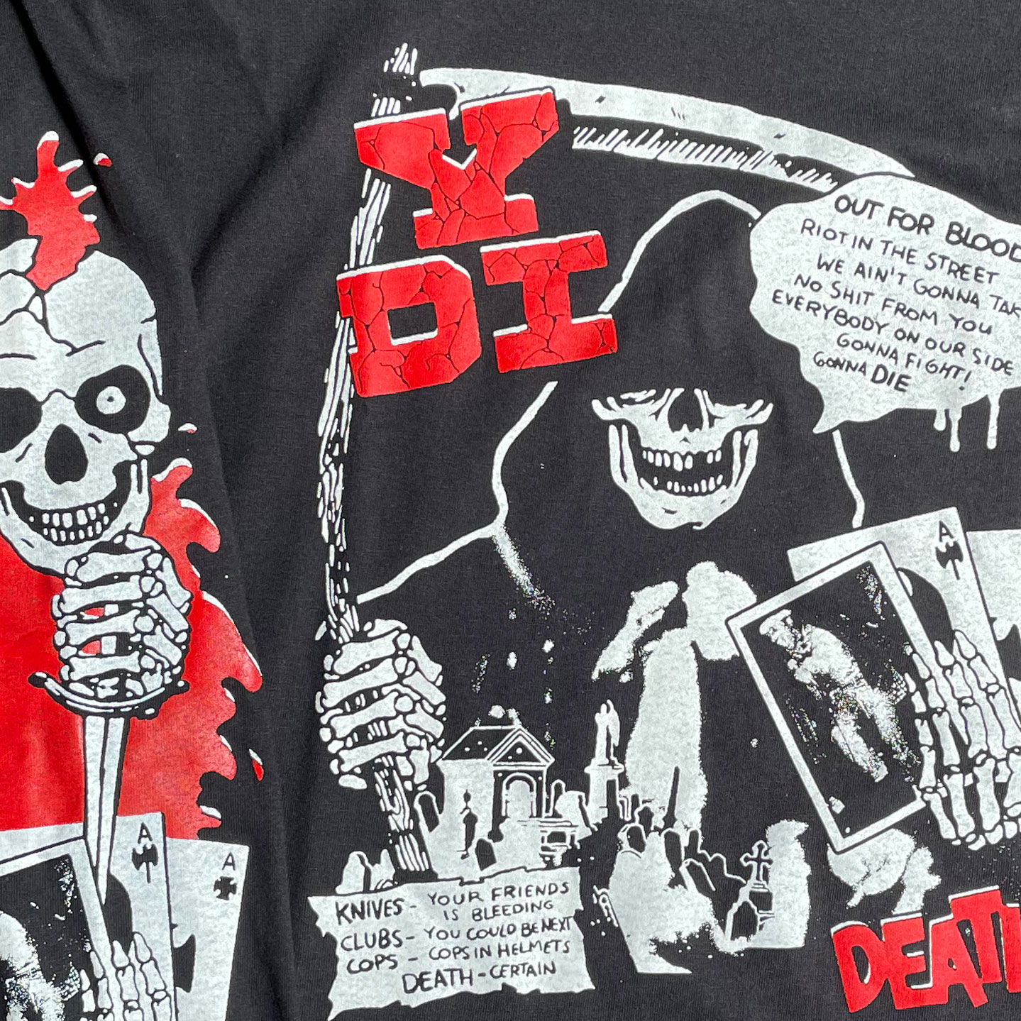 YDI ロングスリーブTシャツ OUT FOR BLOOD！