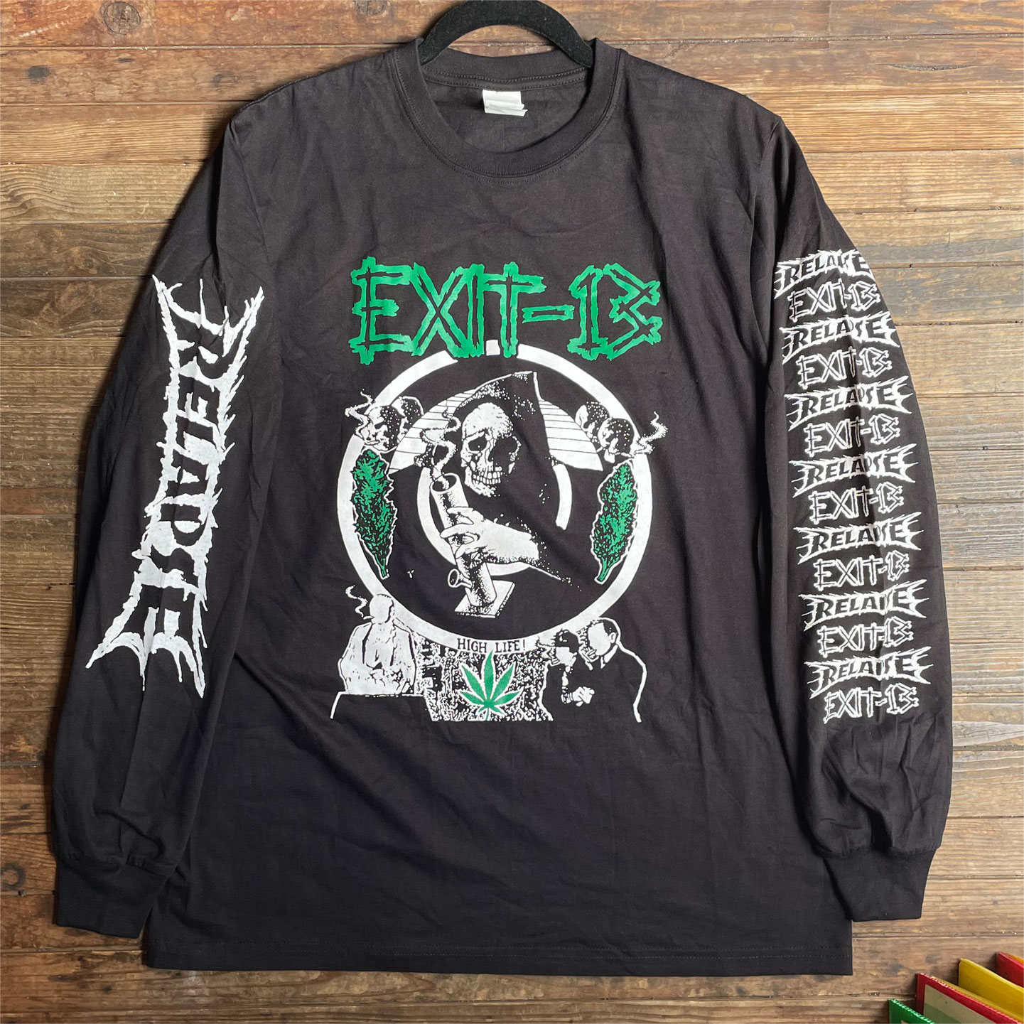 EXIT-13 ロングスリーブTシャツ HIGH LIFE