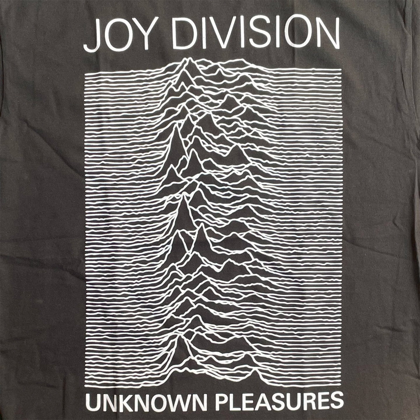 JOY DIVISION Tシャツ UNKNOWN PLEASURES BLACK オフィシャル