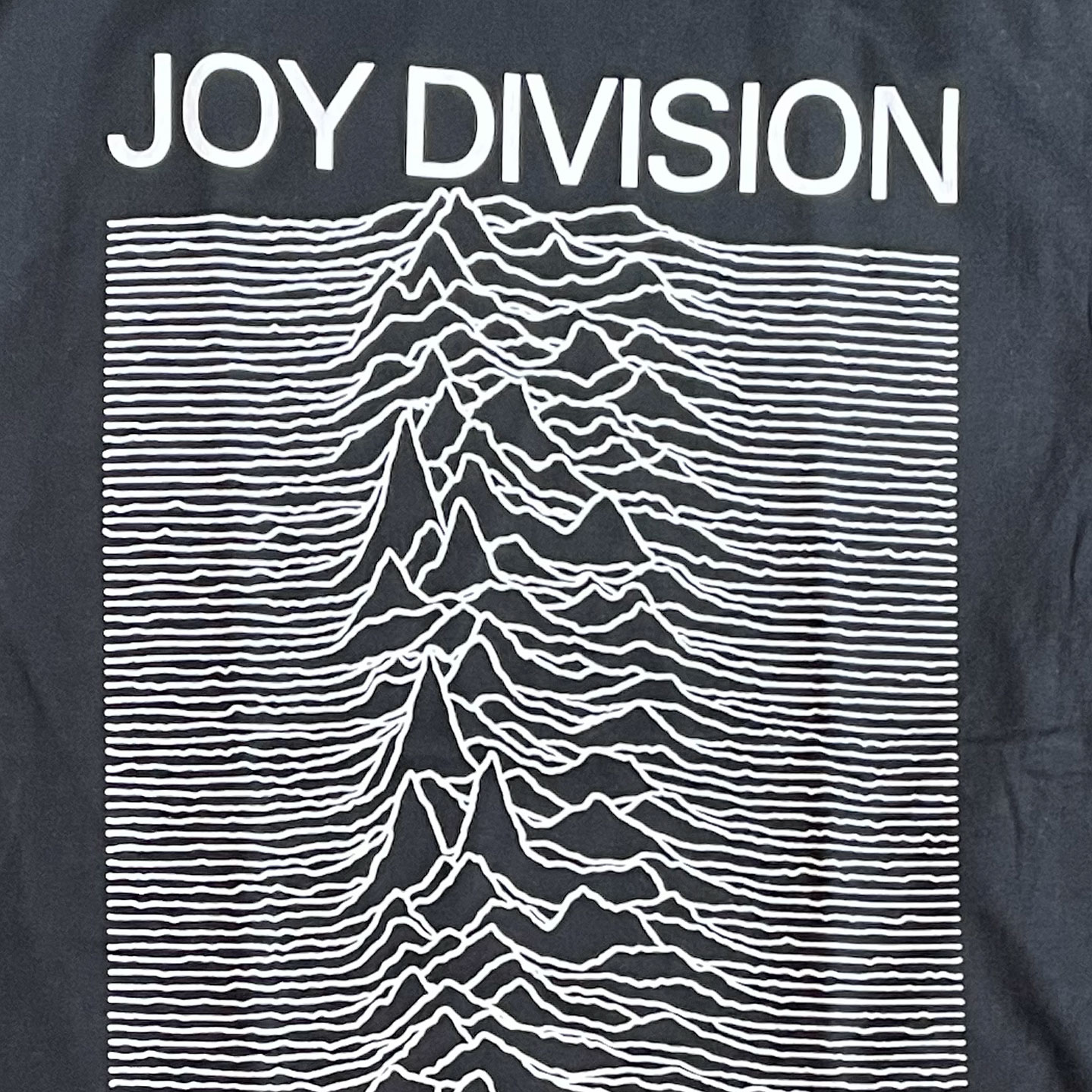 JOY DIVISION Tシャツ UNKNOWN PLEASURES BLACK オフィシャル