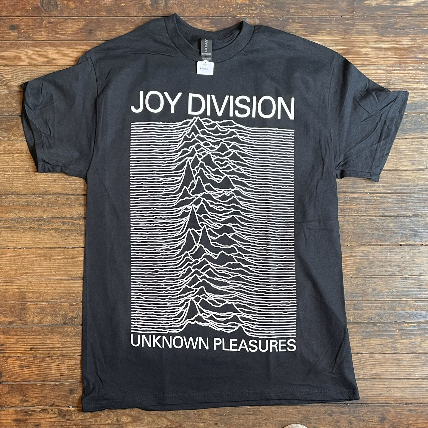 JOY DIVISION Tシャツ UNKNOWN PLEASURES BLACK オフィシャル