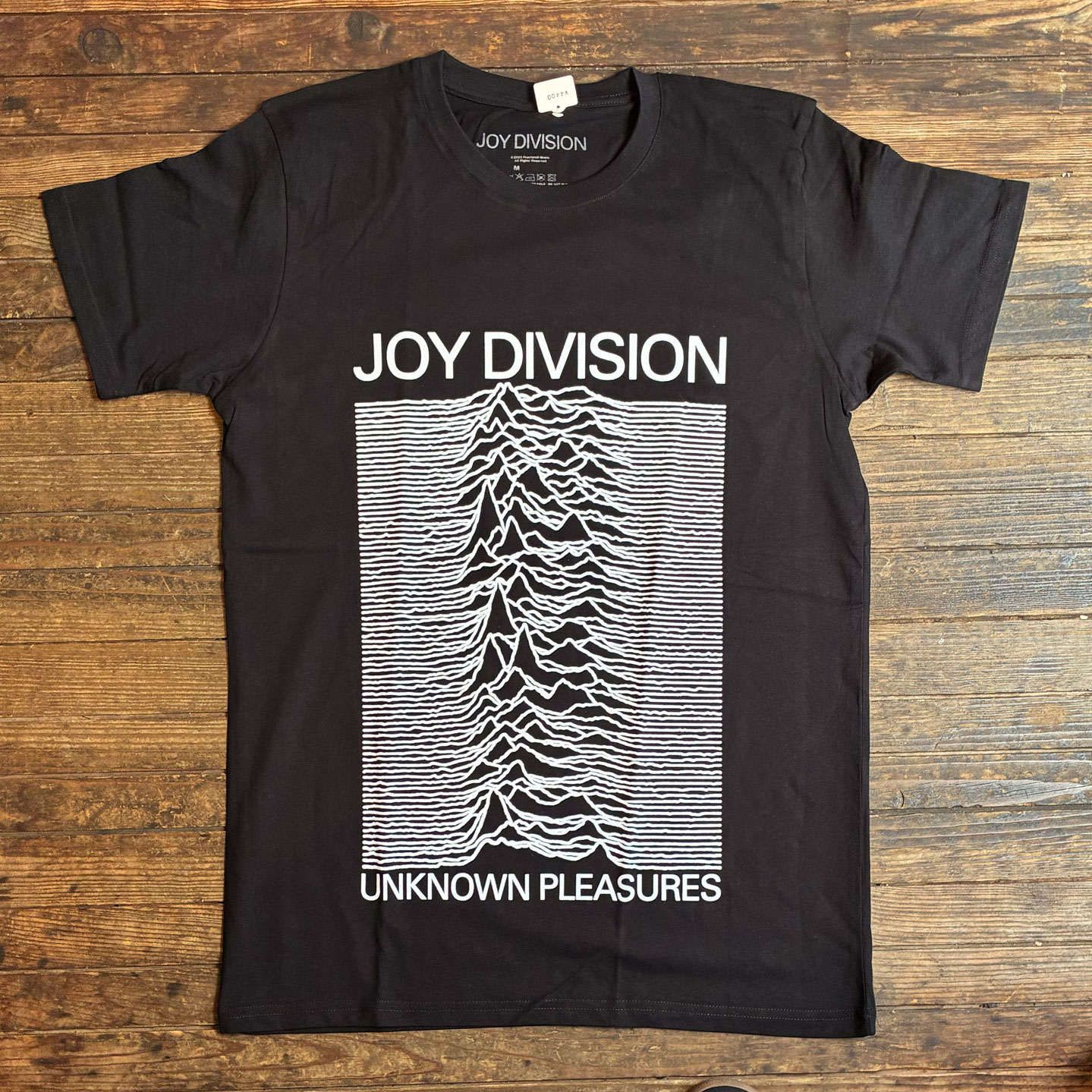 JOY DIVISION Tシャツ UNKNOWN PLEASURES BLACK オフィシャル