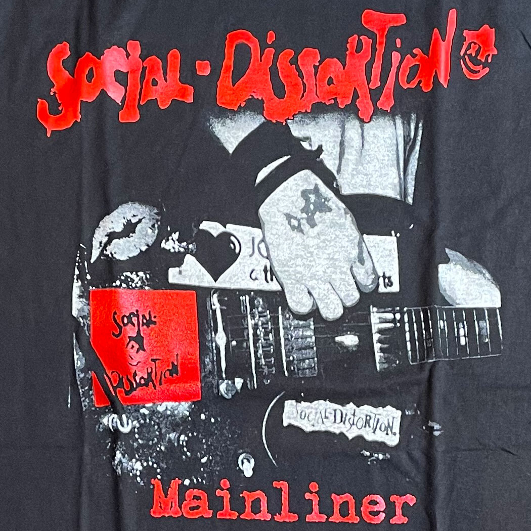 SOCIAL DISTORTION Tシャツ MAINLINER