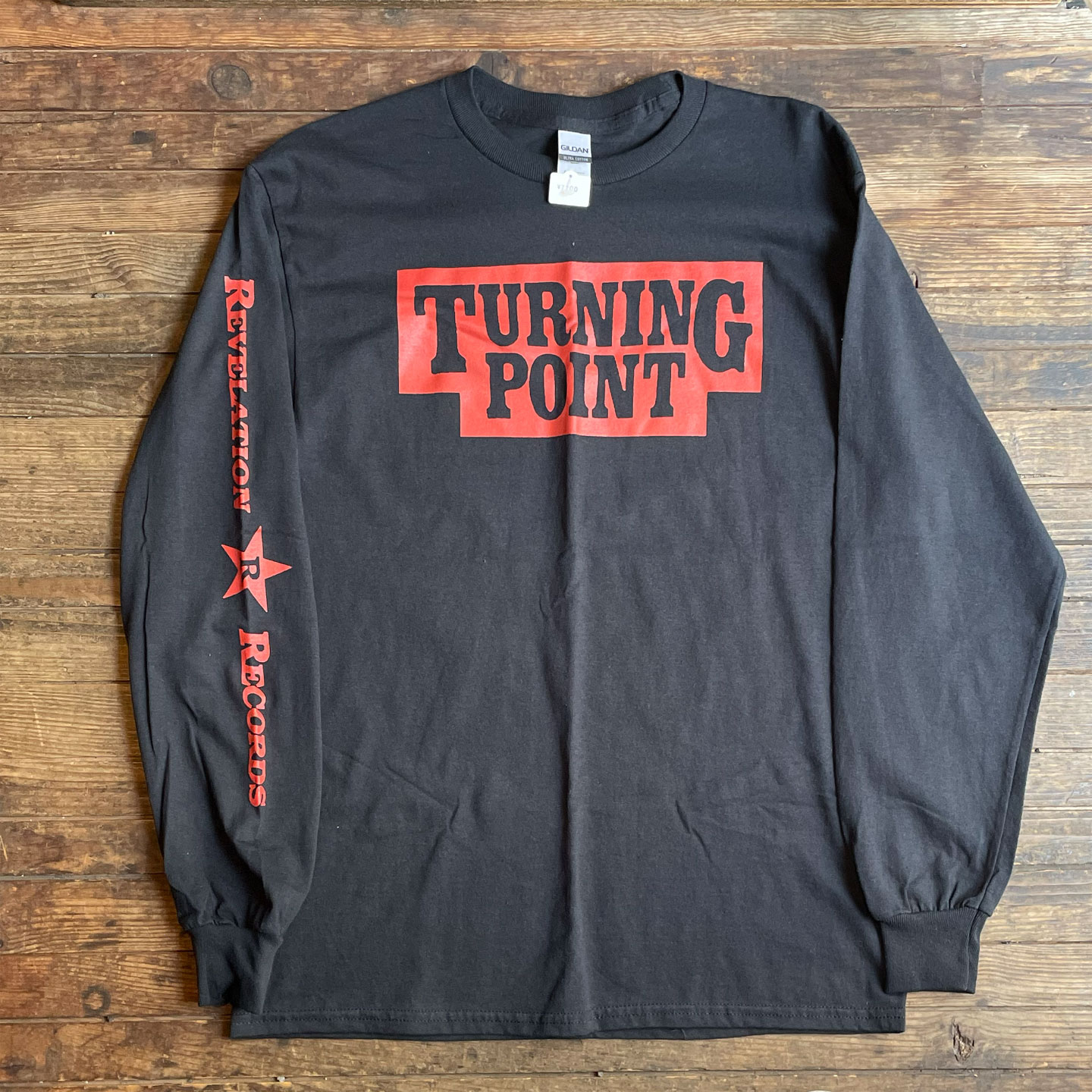 TURNING POINT ロングスリーブTシャツ BLOCK LETTERS オフィシャル！