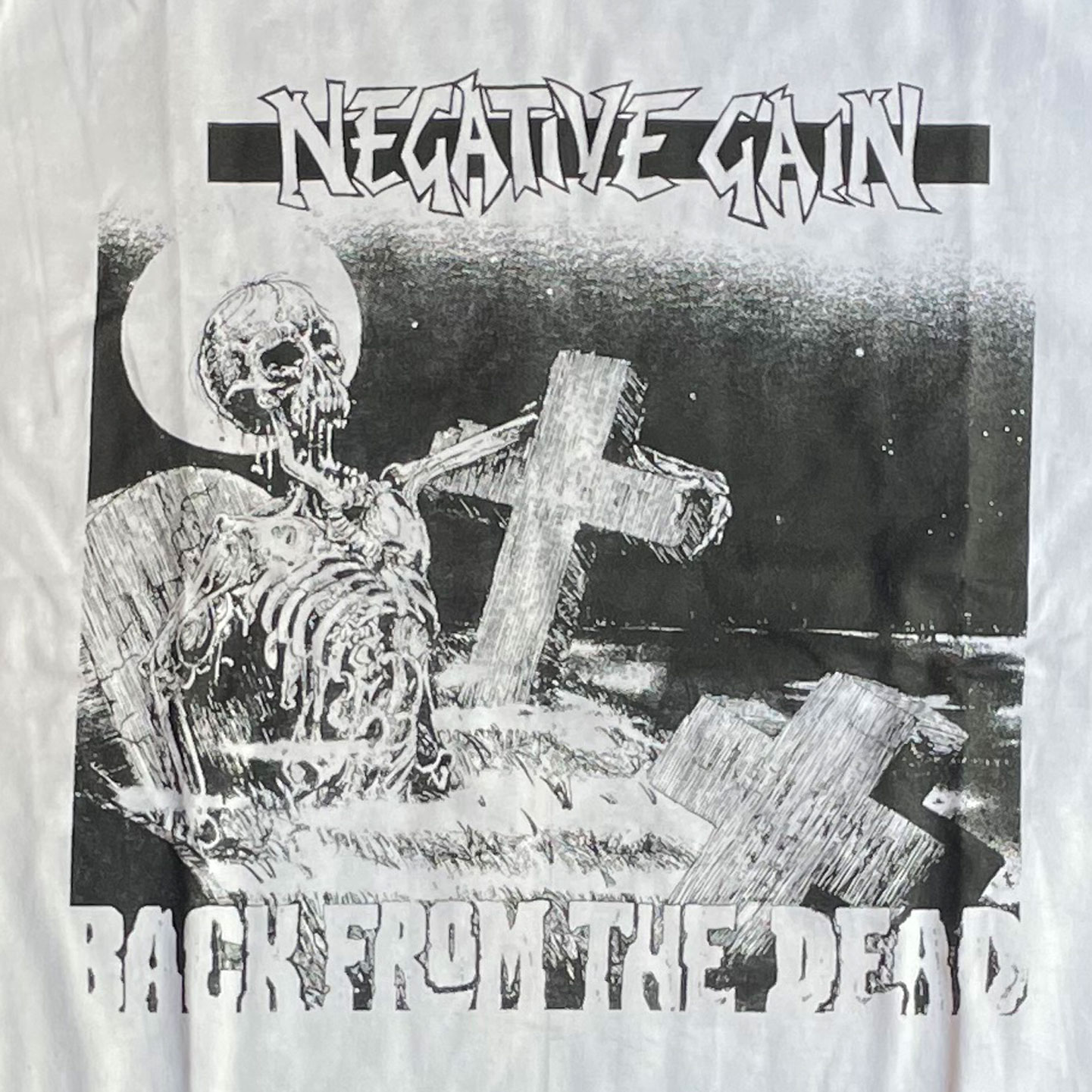 NEGATIVE GAIN Tシャツ BACK FROM THE DEAD