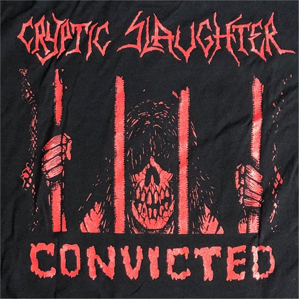 CRYPTIC SLAUGHTER Tシャツ CONVICTED オフィシャル！