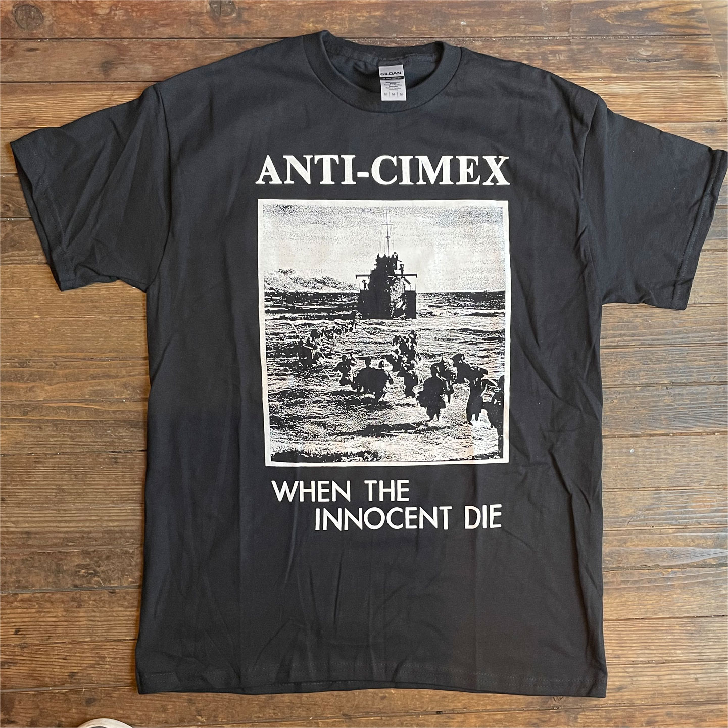 ANTI CIMEX Tシャツ WHEN THE INNOCENT DIE オフィシャル！