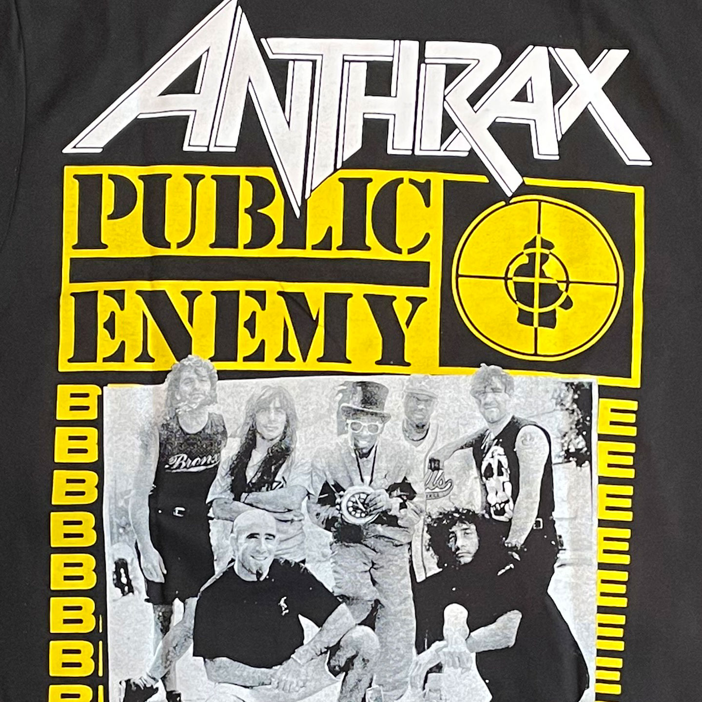 ANTHRAX x PUBLIC ENEMY Tシャツ BRING THE NOISE