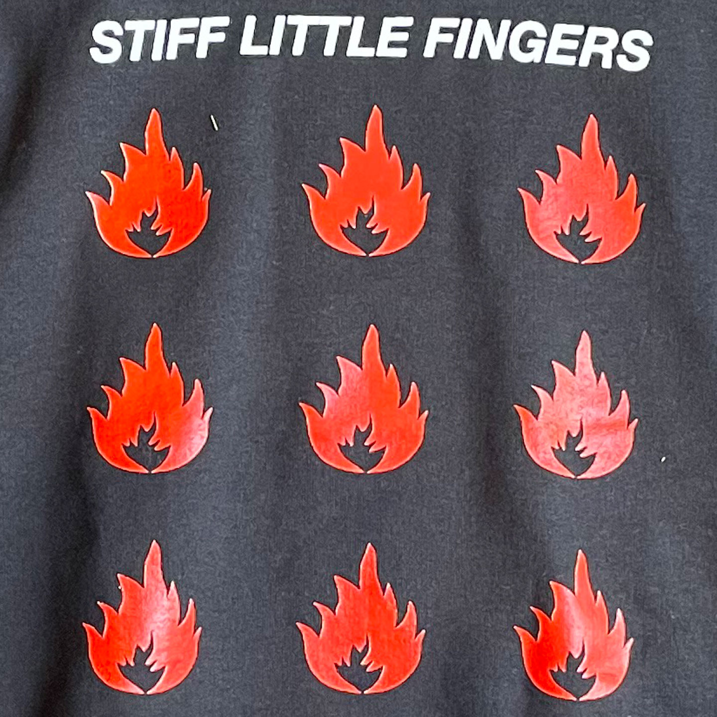 STIFF LITTLE FINGERS パーカー INFLAMMABLE MATERIAL オフィシャル！