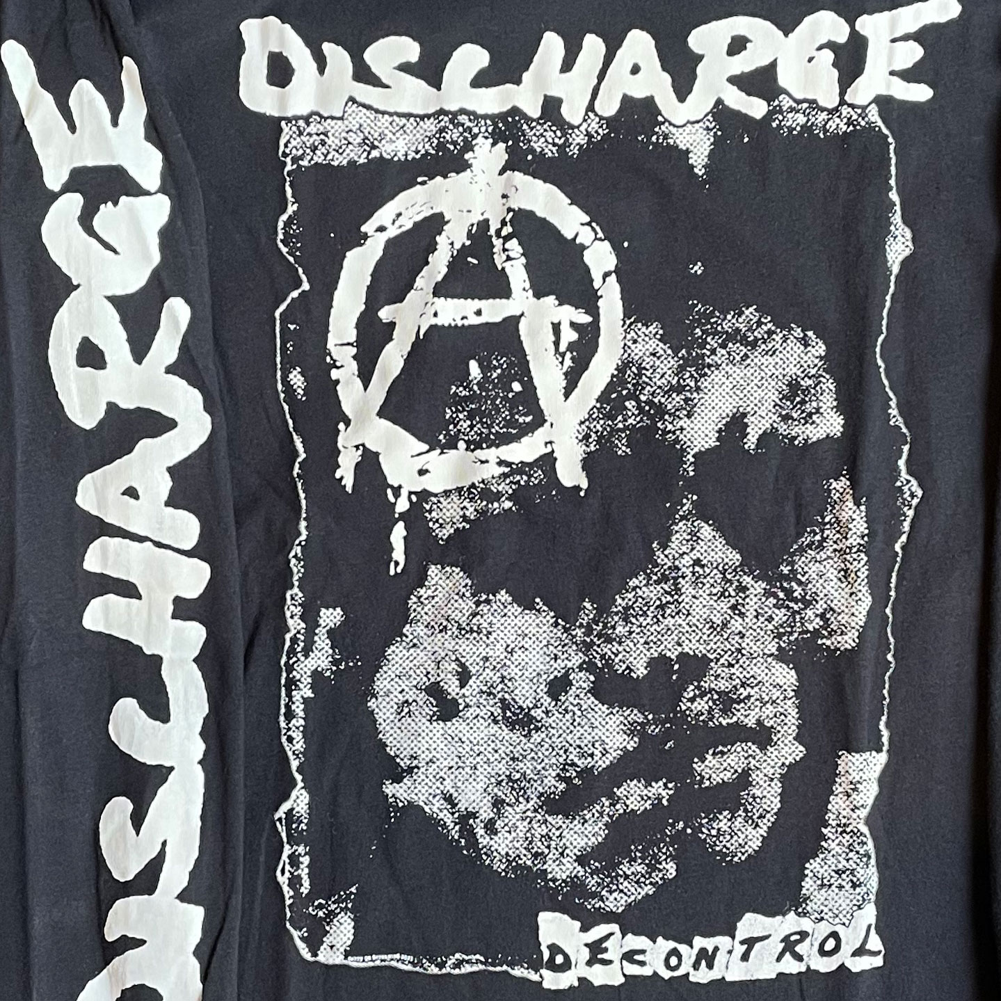 DISCHARGE ロングスリーブTシャツ Decontrol オフィシャル！