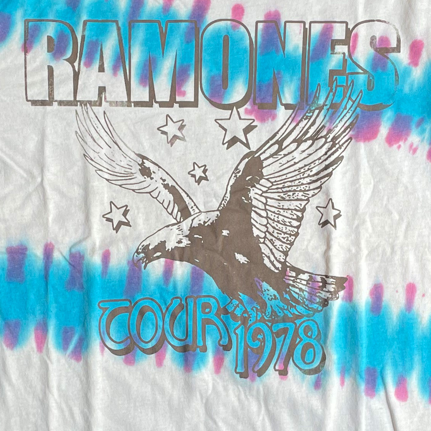 RAMONES Tシャツ TIE-DYE TOUR78