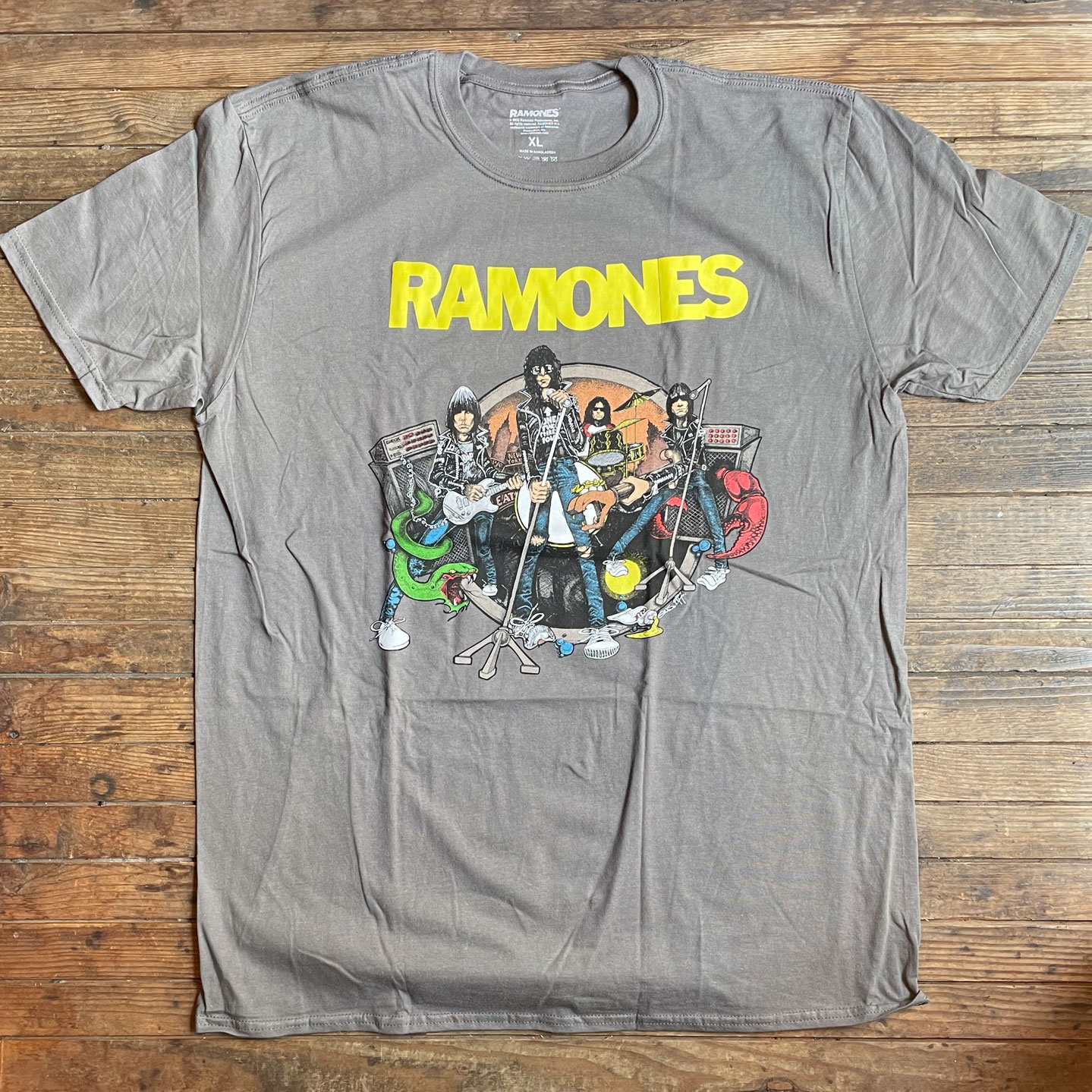 RAMONES Tシャツ ROAD TO RUIN オフィシャル