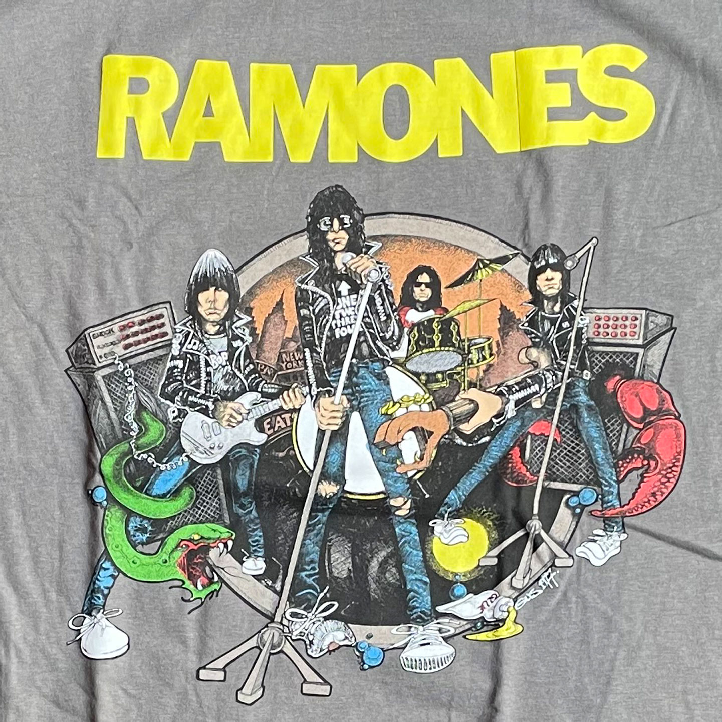 RAMONES Tシャツ ROAD TO RUIN オフィシャル