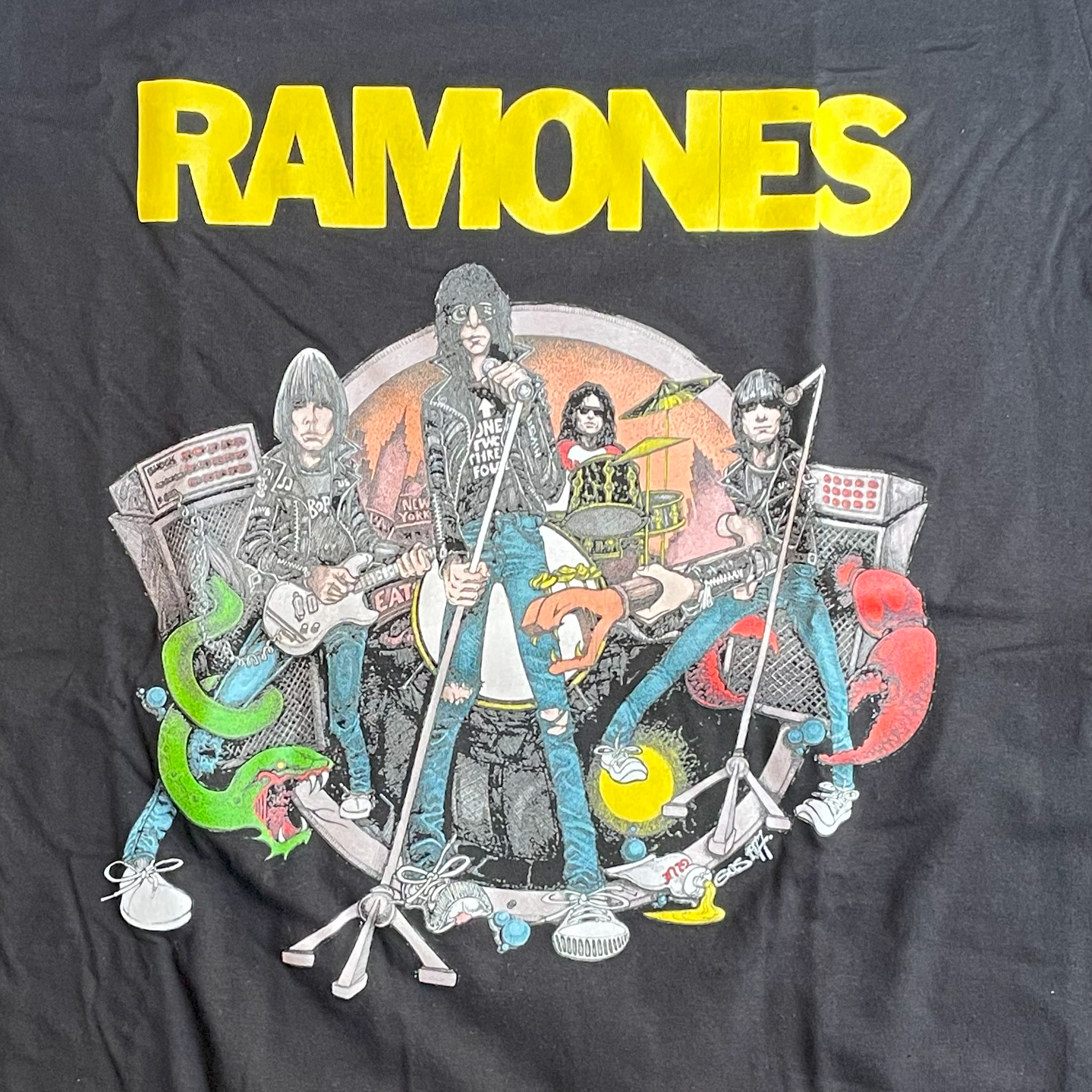 RAMONES Tシャツ ROAD TO RUIN オフィシャル