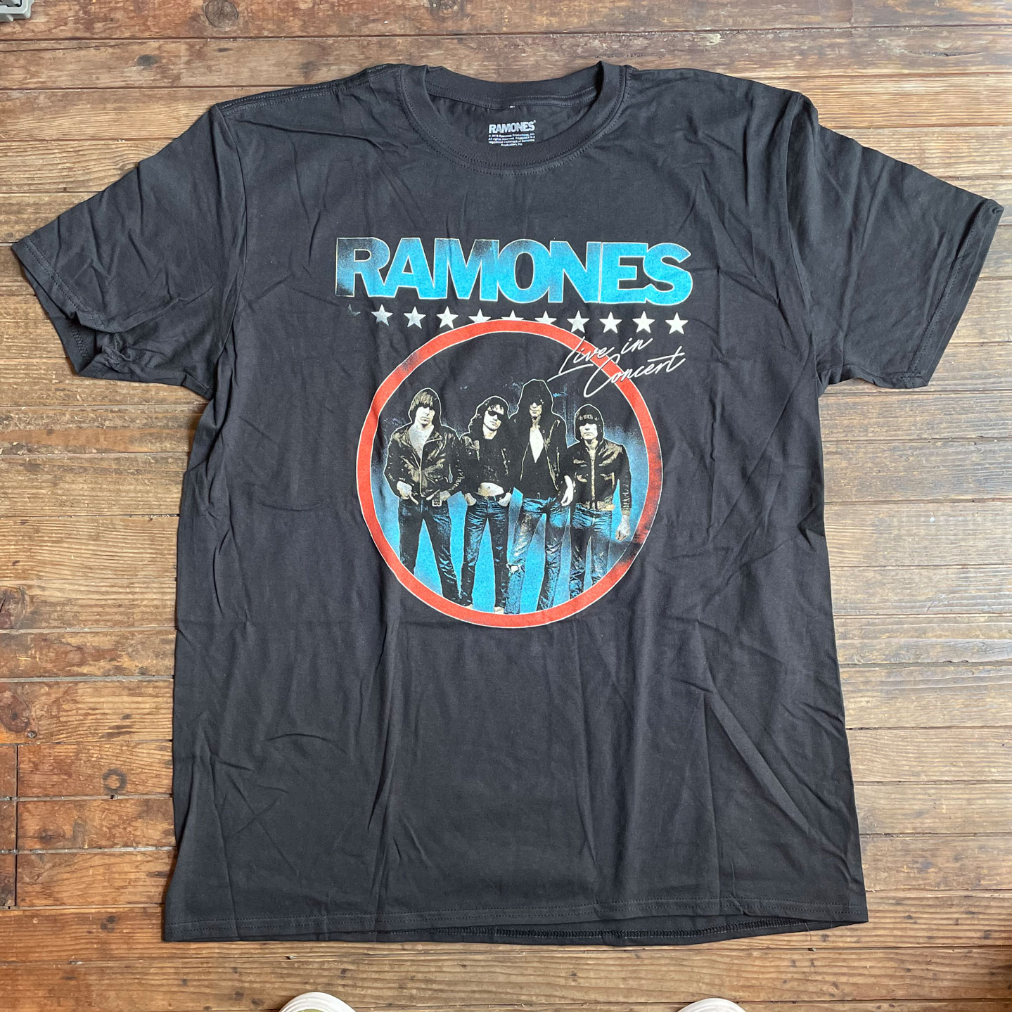 RAMONES Tシャツ Live in concert オフィシャル
