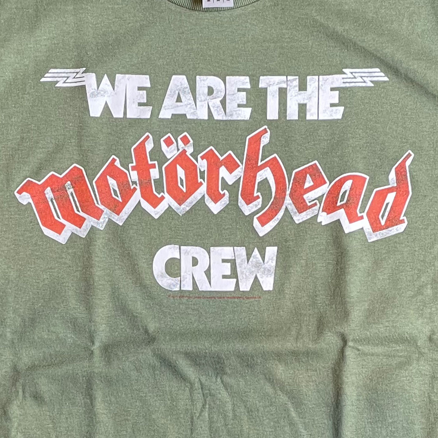 MOTORHEAD Tシャツ WE ARE THE MOTORHEAD CREW オフィシャル！