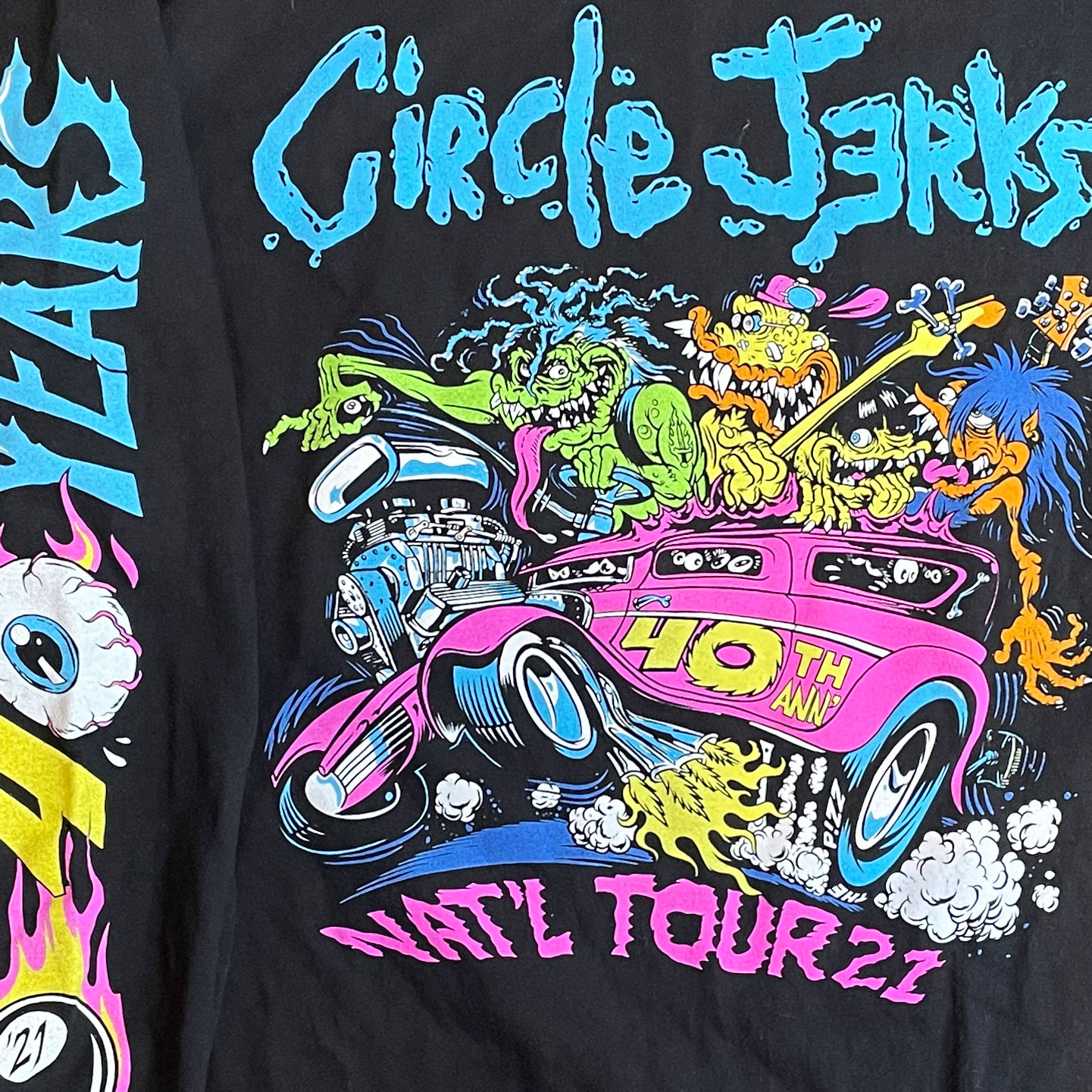 CIRCLE JERKS ロングスリーブTシャツ 40th TOUR オフィシャル！