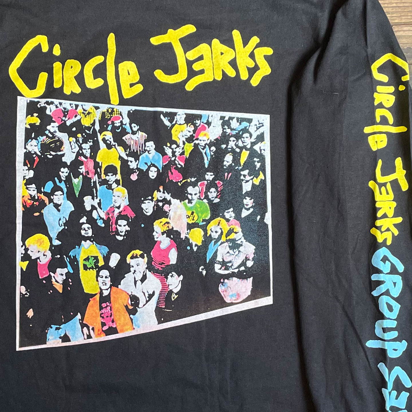 CIRCLE JERKS ロングスリーブTシャツ GROUP SEX オフィシャル