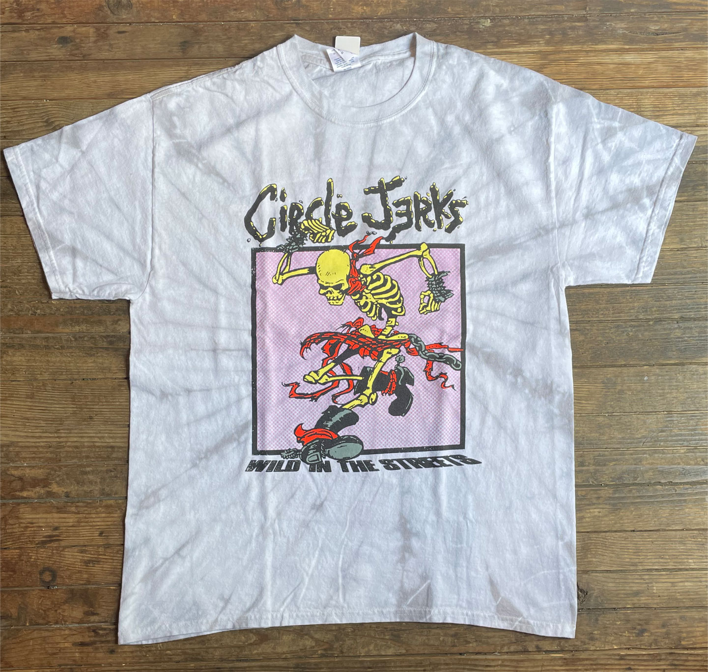 CIRCLE JERKS Tシャツ WORLD TOUR TYE-DIE オフィシャル LTD!!!