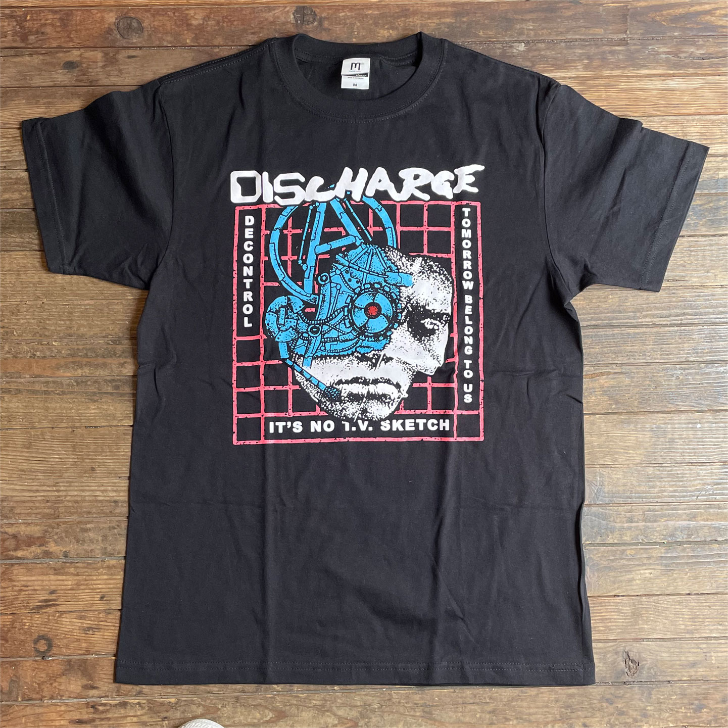 DISHARGE Tシャツ IT'S NO T.V. SKETCH