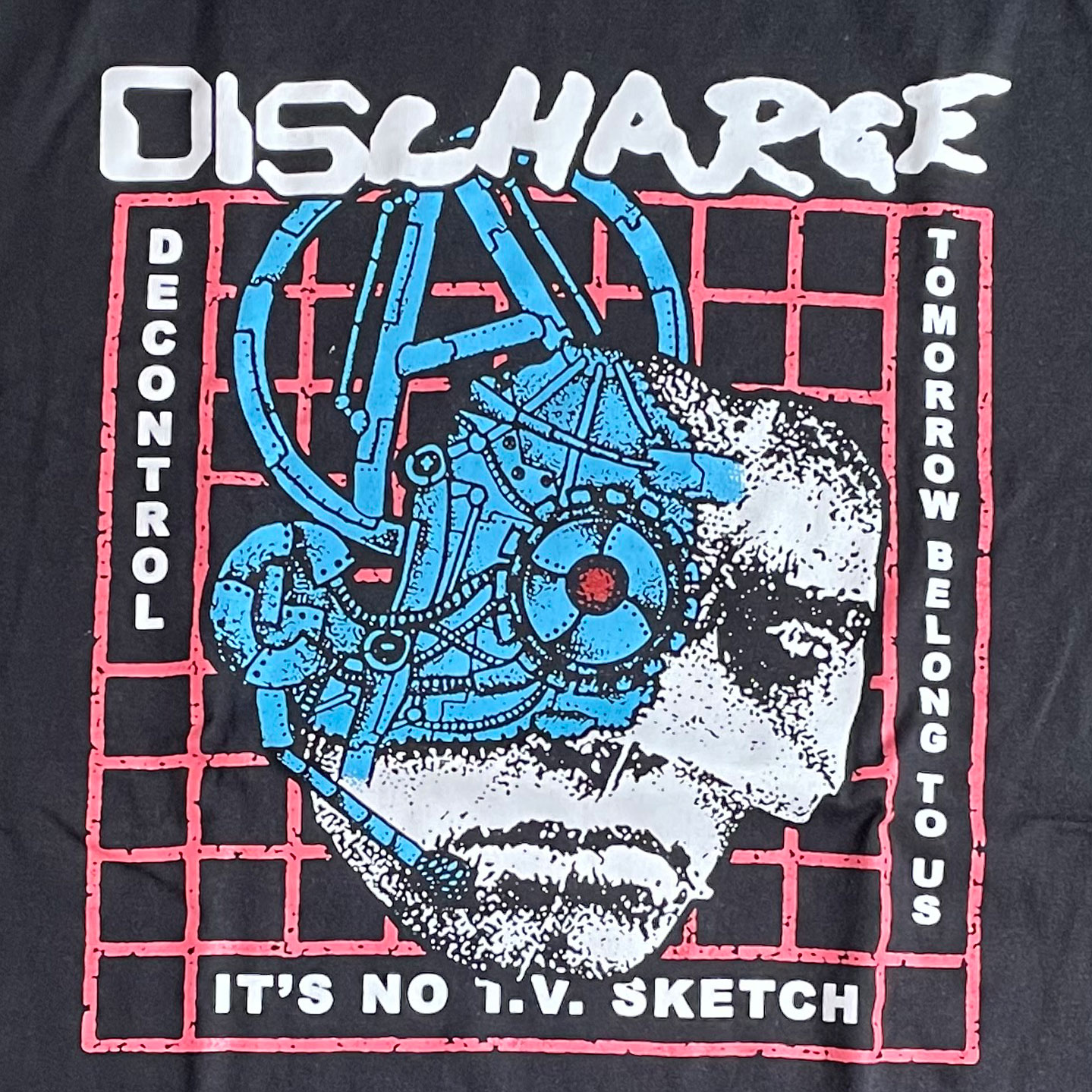 DISHARGE Tシャツ IT'S NO T.V. SKETCH