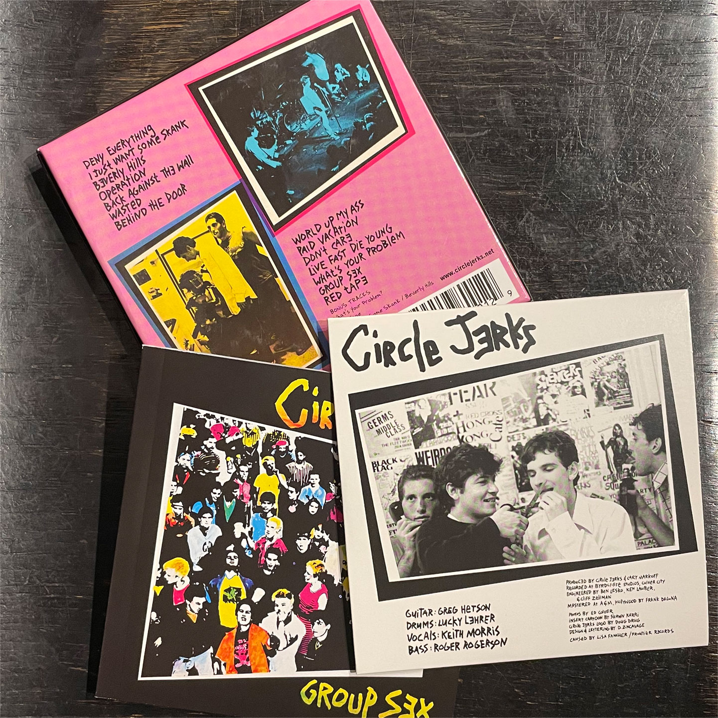CIRCLE JERKS CD GROUP SEX Deluxe BOX