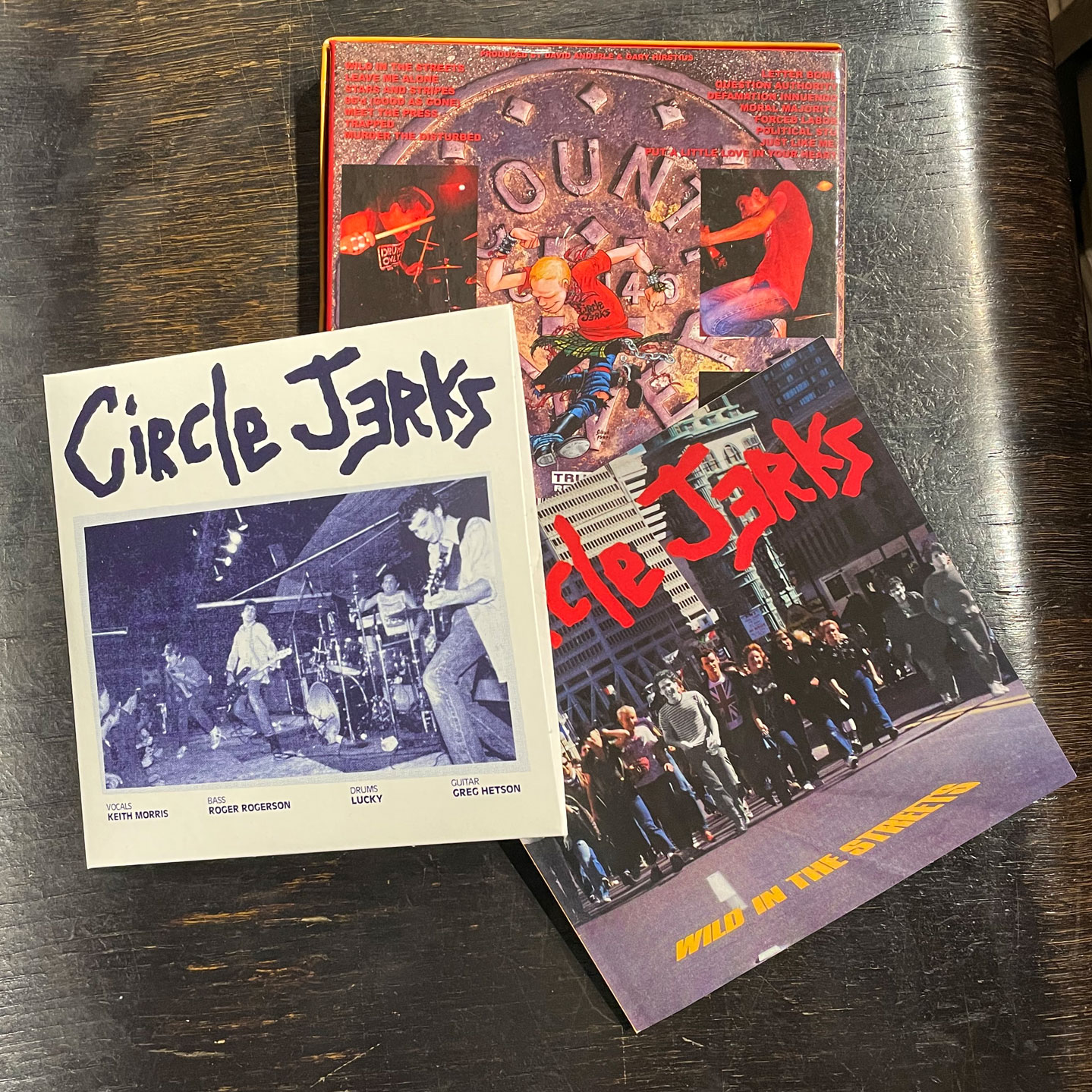CIRCLE JERKS CD WILD IN THE STREETS BOX SET!