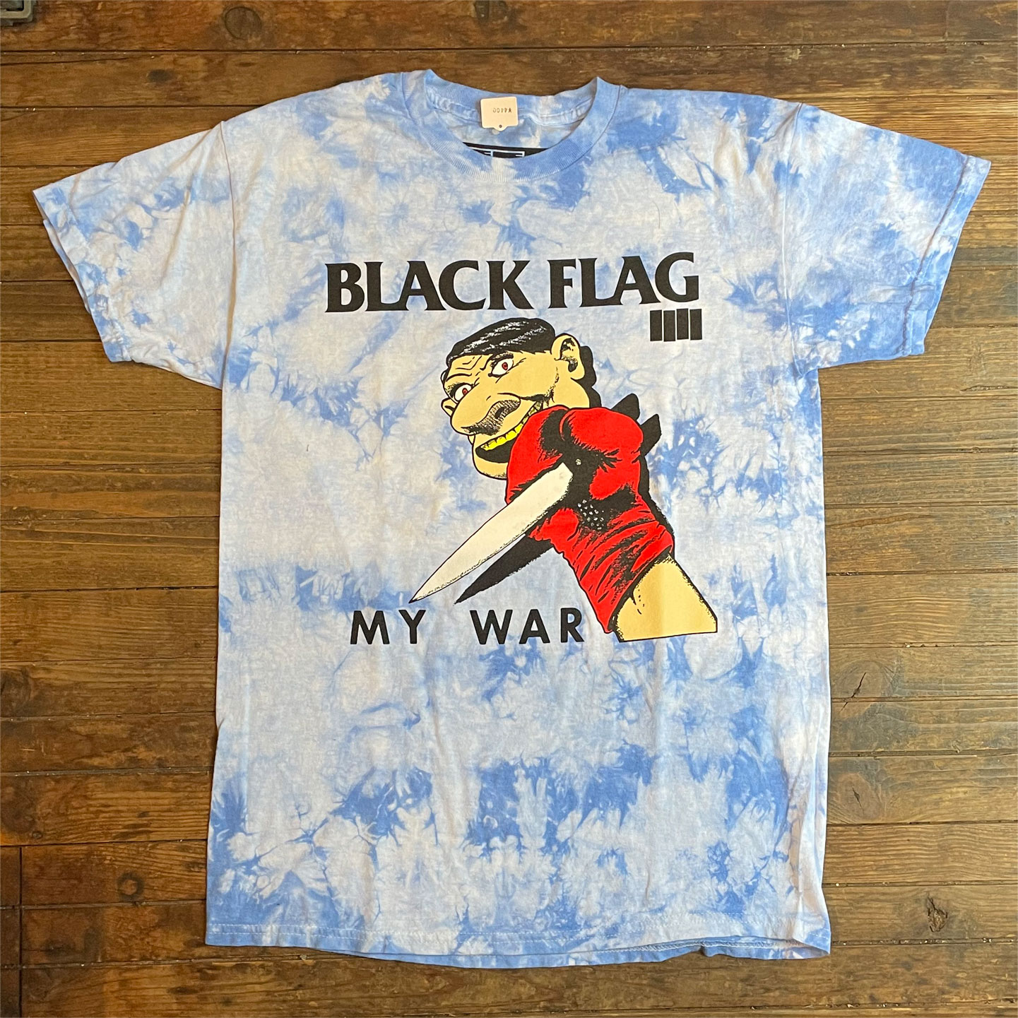 BLACK FLAG Tシャツ TIE-DYE MY WAR Ltd!!!