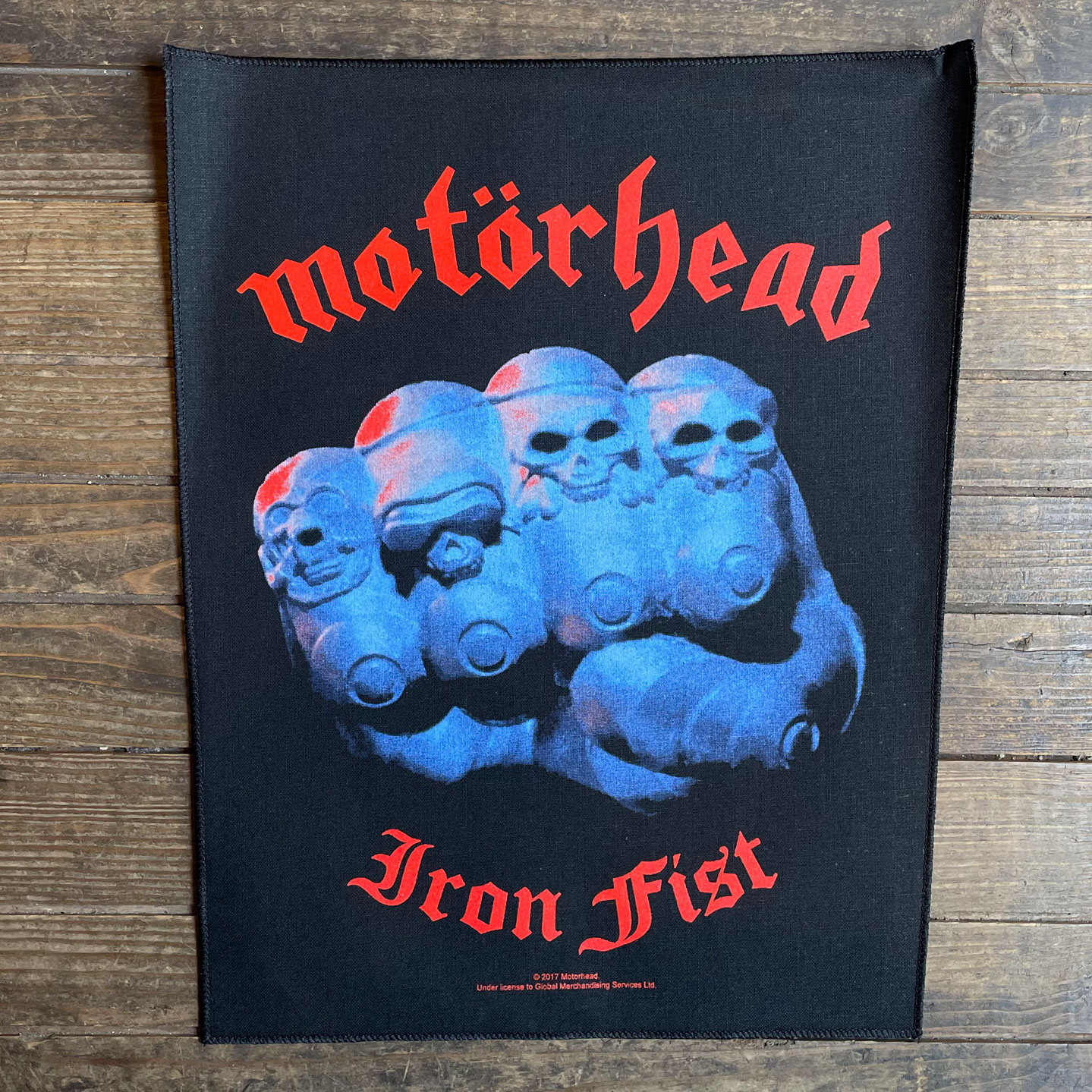 Iron Fist by Motorhead, Back Patch – FairyPuzzled