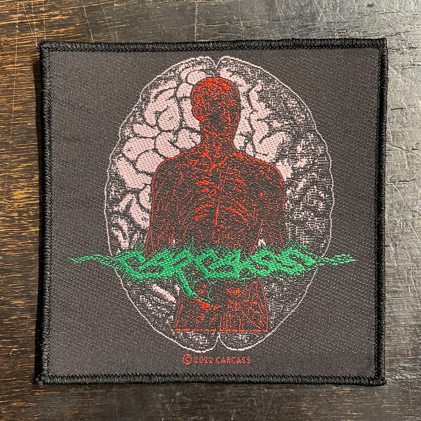 CARCASS 刺繍ワッペン Brain オフィシャル