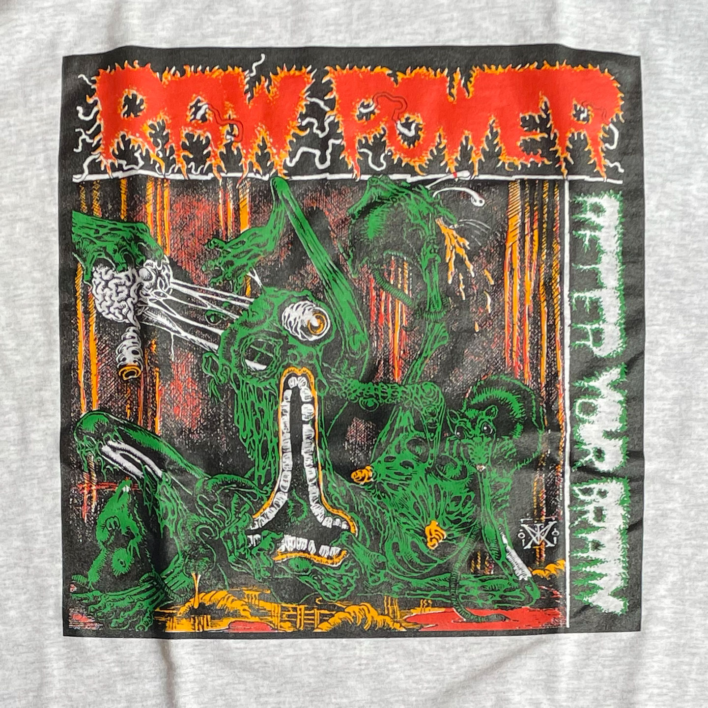 RAW POWER Tシャツ AFTER YOUR BRAIN 
