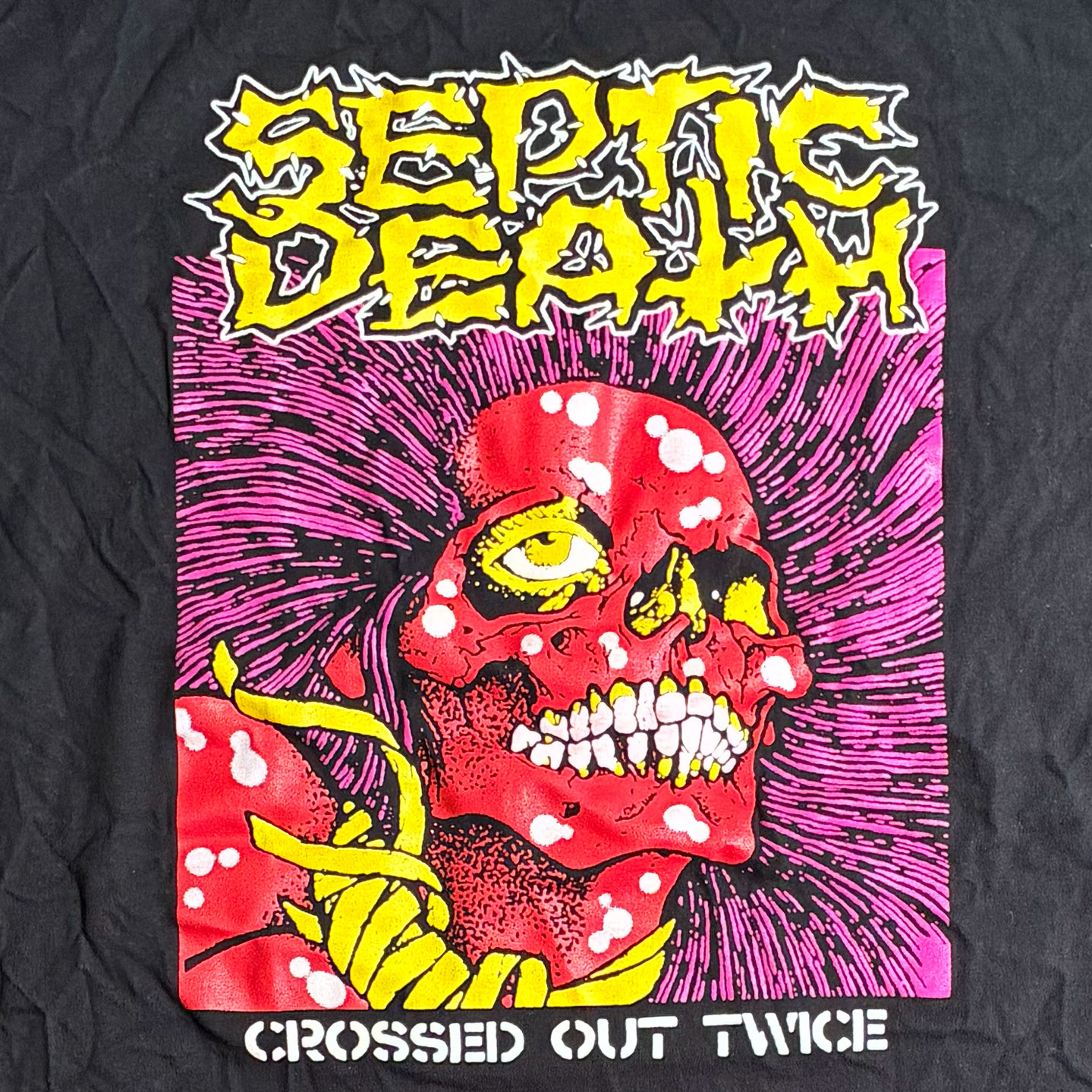 USED! SEPTIC DEATH Tシャツ CROSSED OUT