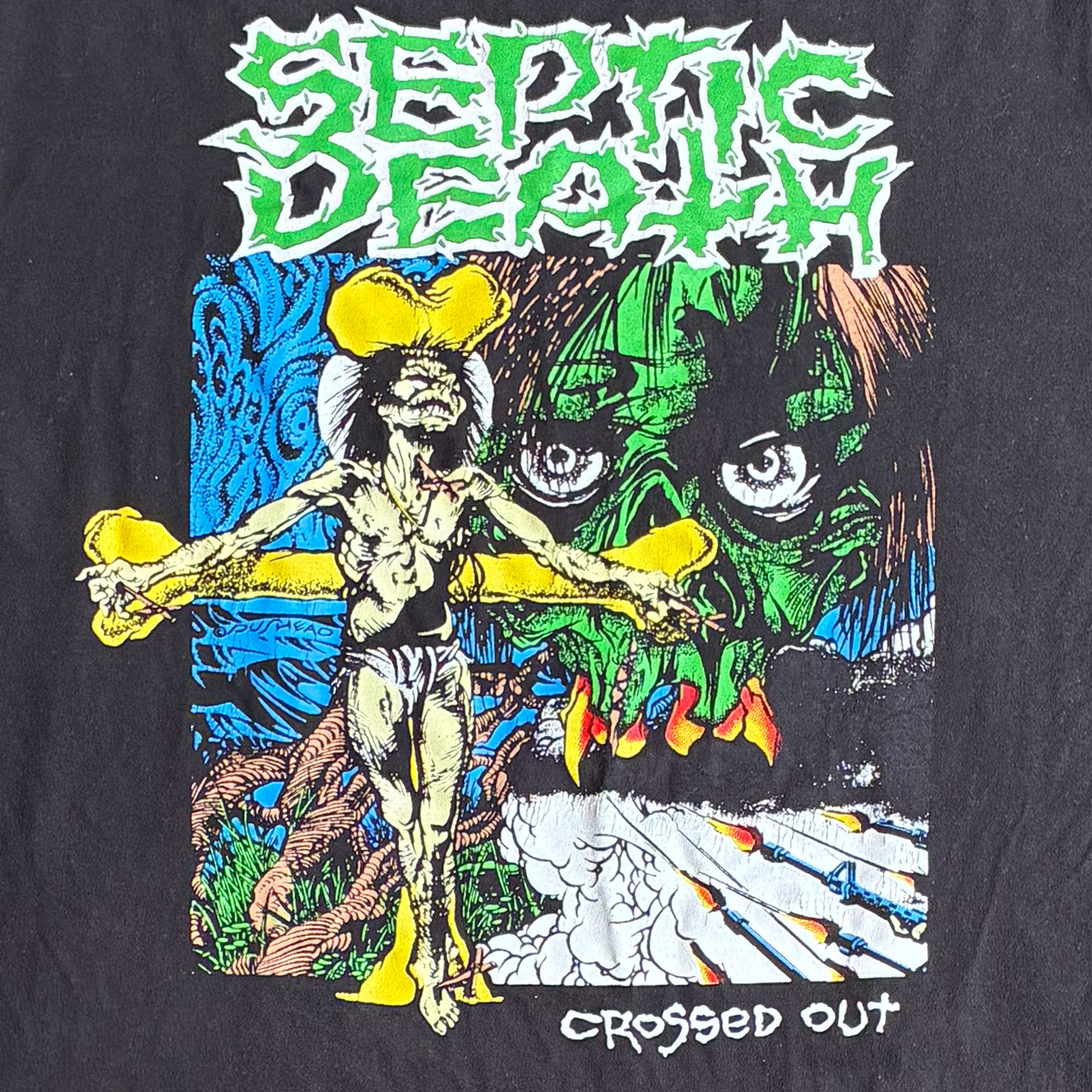 USED! SEPTIC DEATH Tシャツ CROSSED OUT | 45REVOLUTION