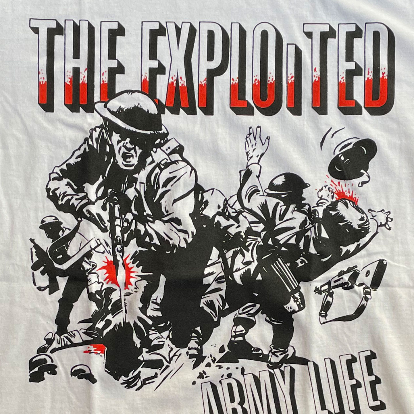 THE EXPLOiTED Tシャツ ARMY LIFE オフィシャル！