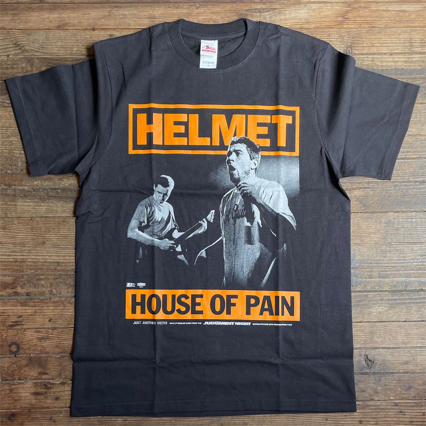 HELMET x HOUSE OF PAIN Tシャツ JUDGEMENT NIGHT