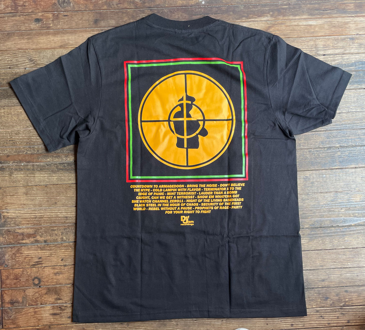 public enemy レッドヴァイナル PUBLIC ENEMY Tシャツ It Takes A Nation Of Millions To Hold