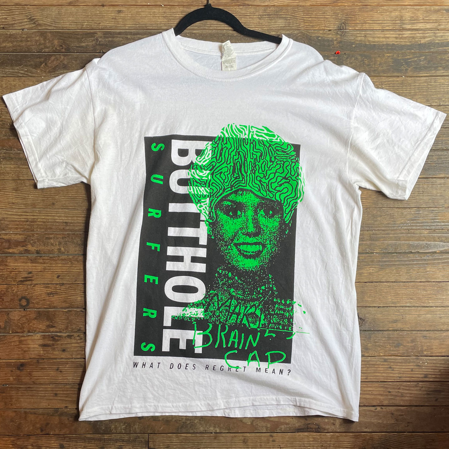 USED! BUTTHOLE SURFERS Tシャツ What Does Regret Mean?