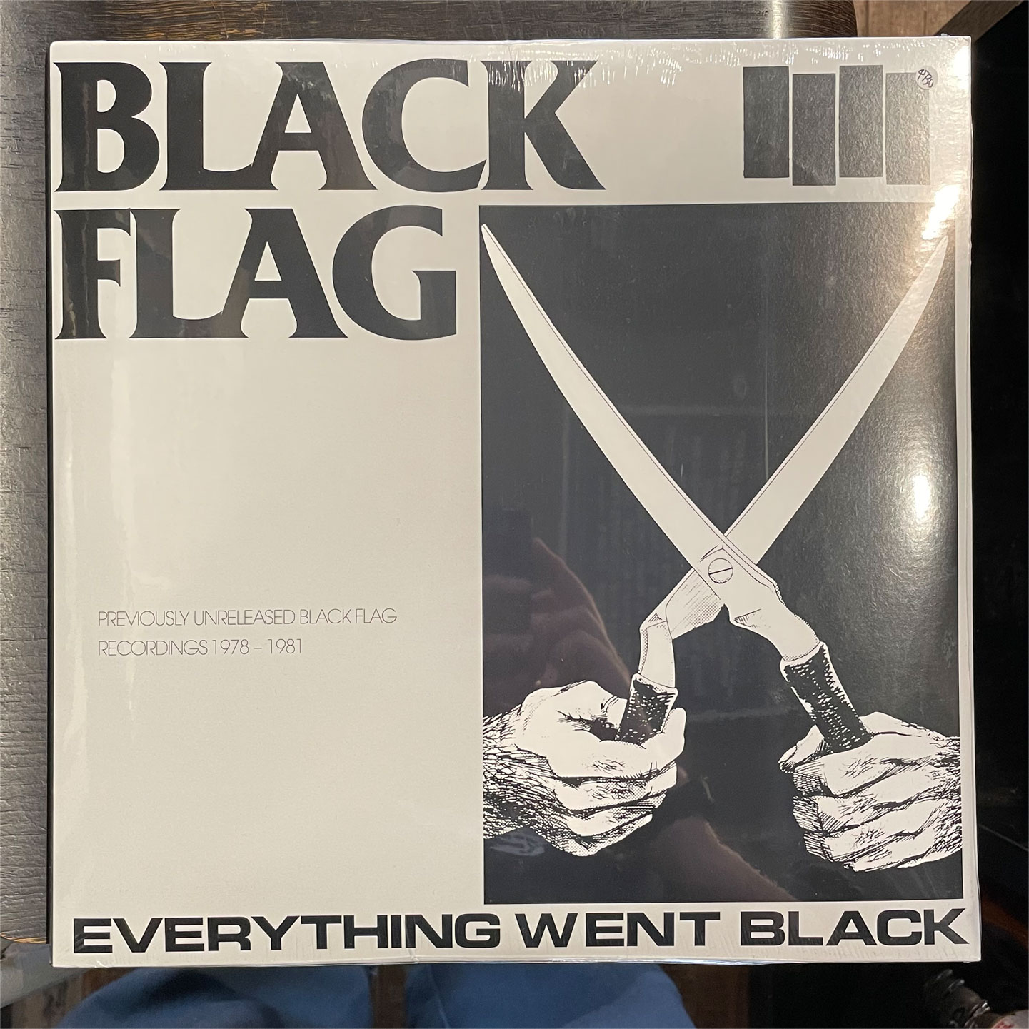 BLACK FLAG 12"x2 LP Everything Went Black