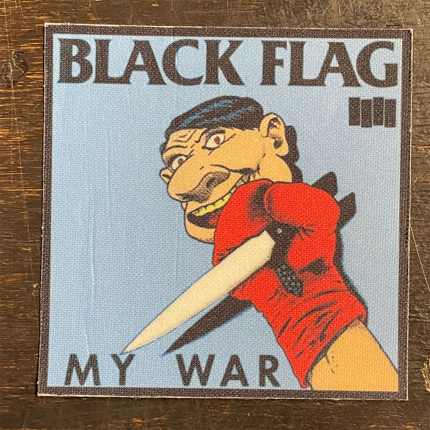 BLACK FLAG color patch MY WAR